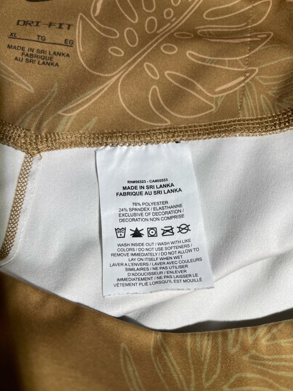 Nike Dri-Fit One Luxe Mid-Rise XL Leggings Women's - Picture 10 of 15
